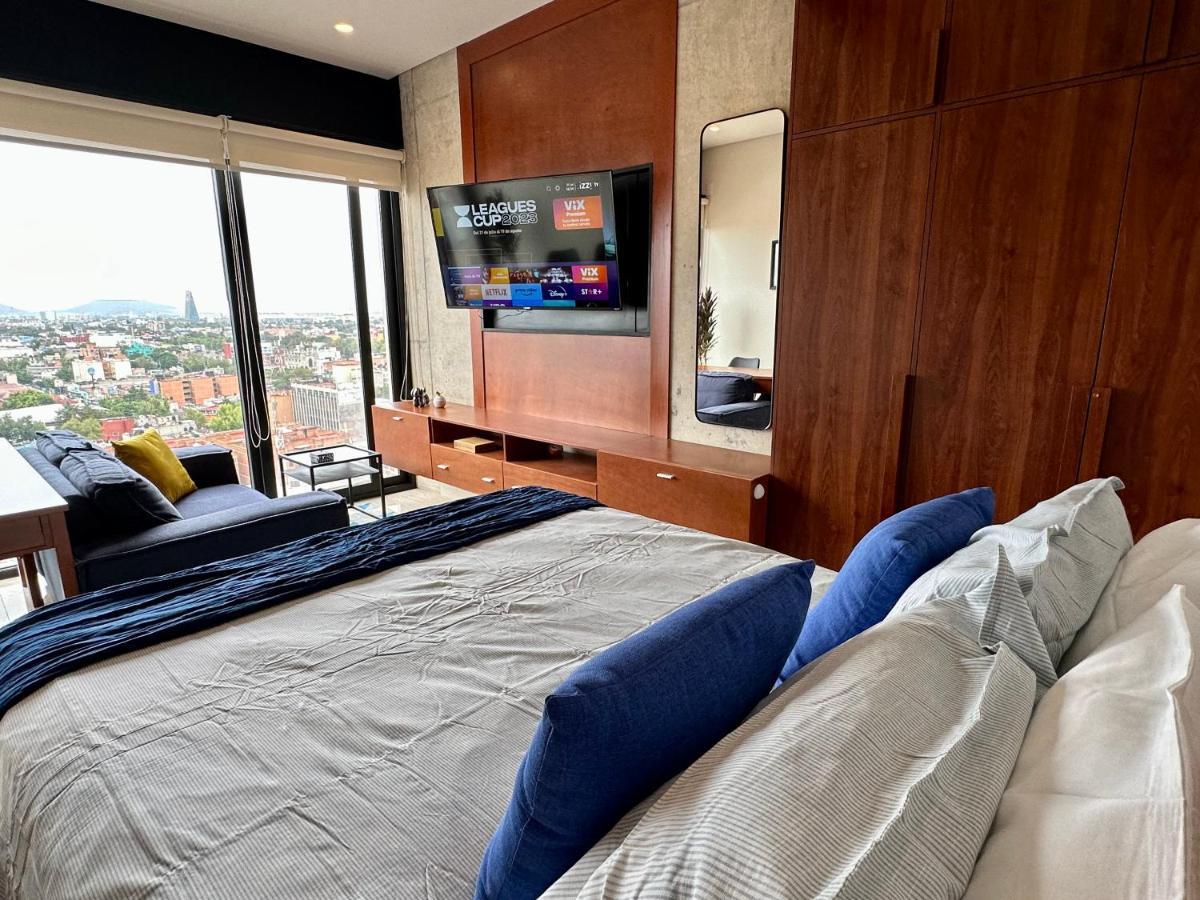 Апартаменты Loft Con Increible Vista Zona Polanco Condesa - Gym Y Business Center Мехико Экстерьер фото